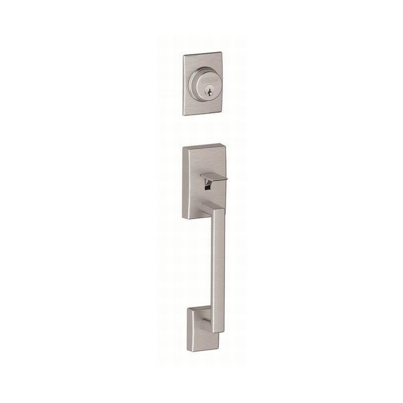 Ensemble de levier d'entrée double Century, Chrome satiné