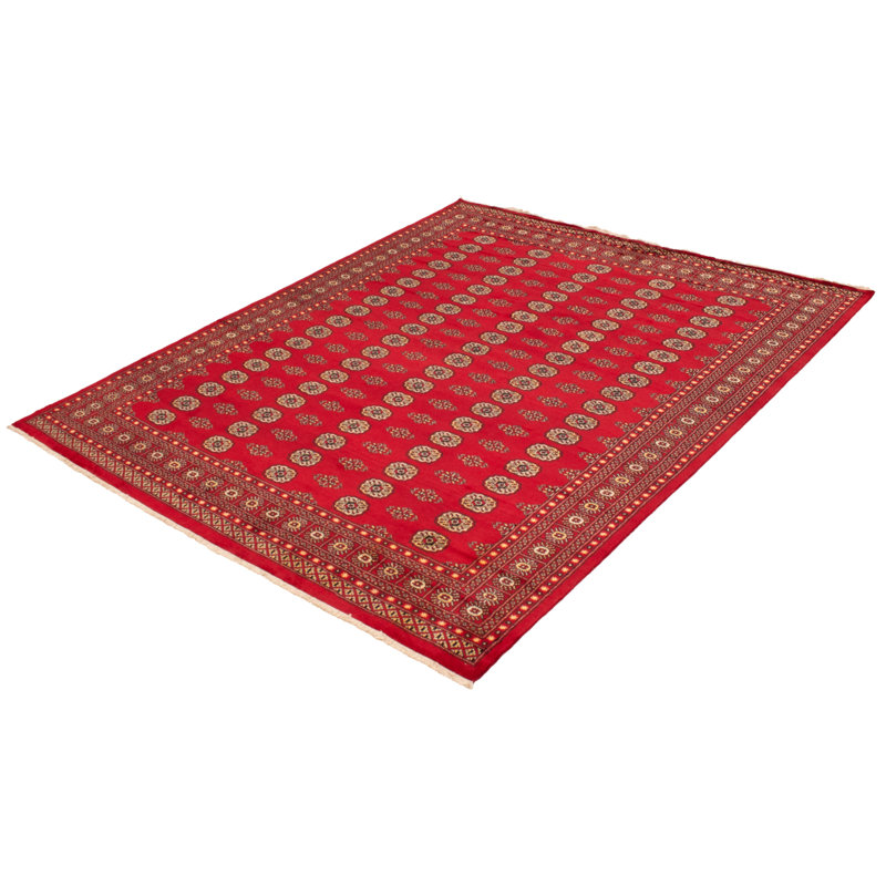 Tapis rouge foncé Finest Peshawar Bokhara 8 pi 0 po x 9 pi 10 po