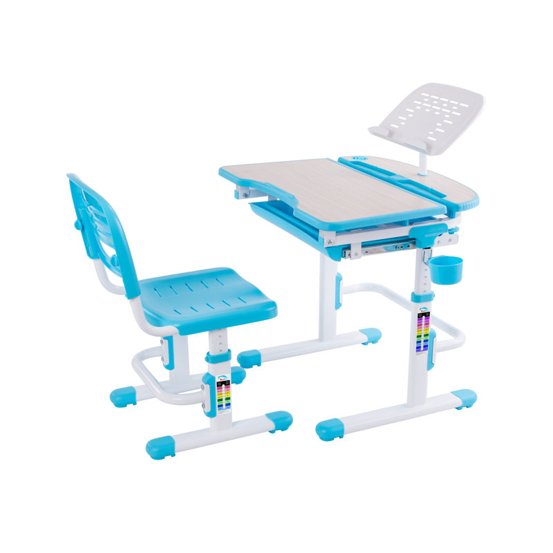 Bureau d'art Hyslop, Blanc / Bleu, Bleu
