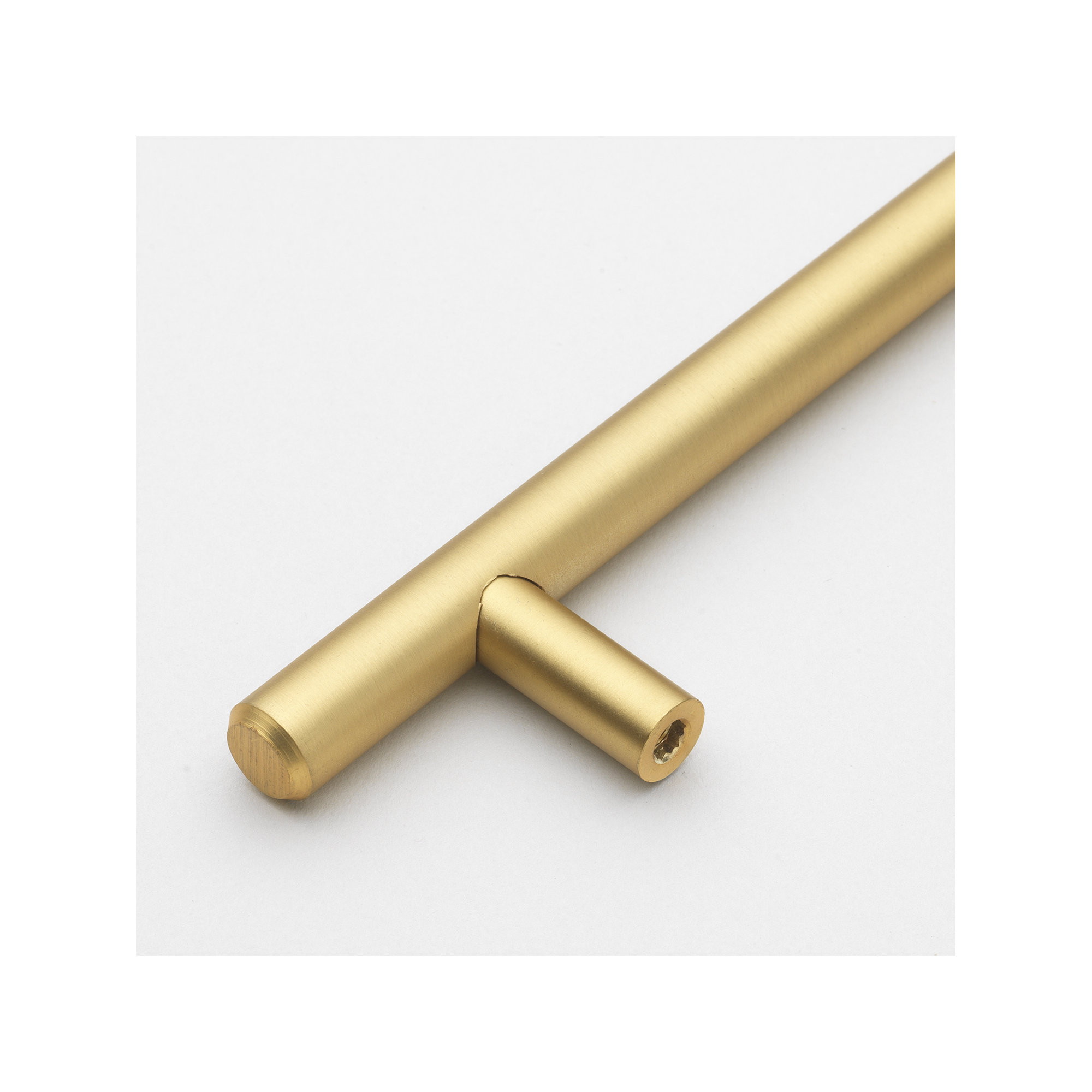 Roman Bar Pull, 3 3/4", Satin Gold