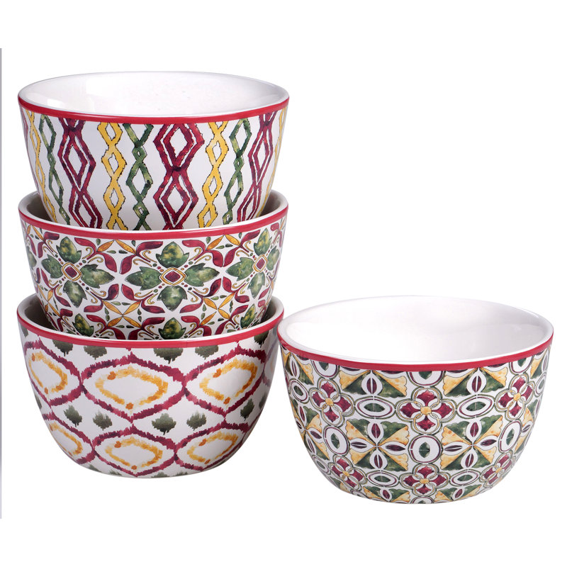 Ensemble de 4 pots à crème glacée certifiés International Napa
