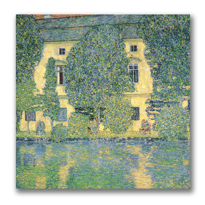 «The Schloss Kammer on the Atterse» par Gustav Klimt, reproduction sur toile