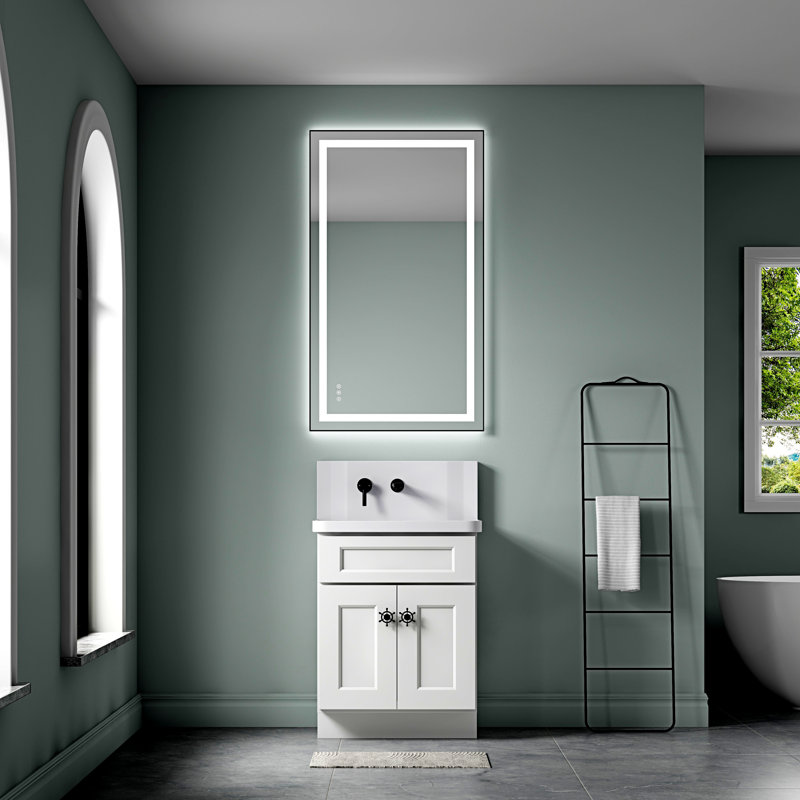 Bathroom  Led Mirror Is Multi-Functional And Each Function Is Controlled By A Smart Touch Button.