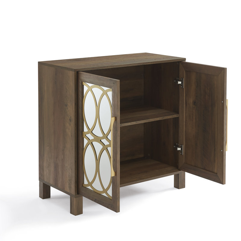 Luthur Accent Cabinet, Rustic Oak