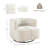 32.3" W Upholstered Swivel Barrel Chair-72786357