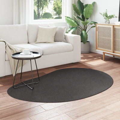 Area Rug Anthracite Non-Slip