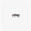Table d'appoint carrée Isiah en placage de bouleau, 61 cm L x 61 cm P x 58 cm H