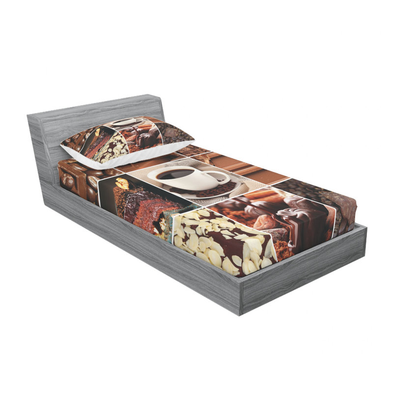 Microfiber Sheet Set, Twin XL Sheet Set with Fitted Sheet