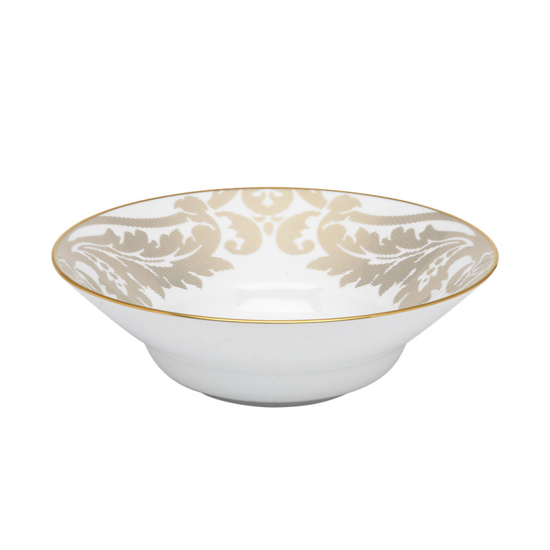 Damassé Ritz Paris Porcelain Cereal Bowl