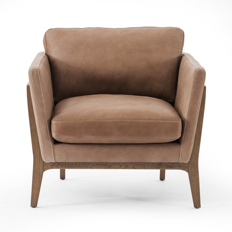 Dash Armchair, Distressed Natural, Palermo Drift Top Grain Leather