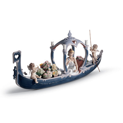 Gondola of Love Goddess Figurine -  Lladro, 01001870
