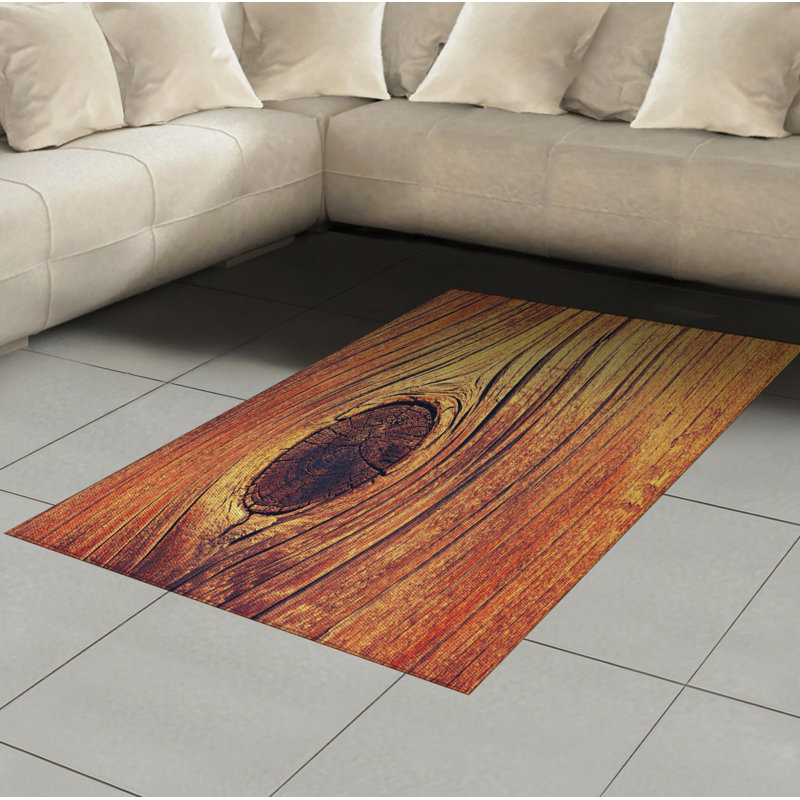 Rustic High Density Long Fiber Poly Threads Decorative Area Rug Carpet, Rectangle 4' x 5'8"