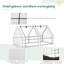 Arleon 6 Ft W x 3 Ft D Mini Greenhouse