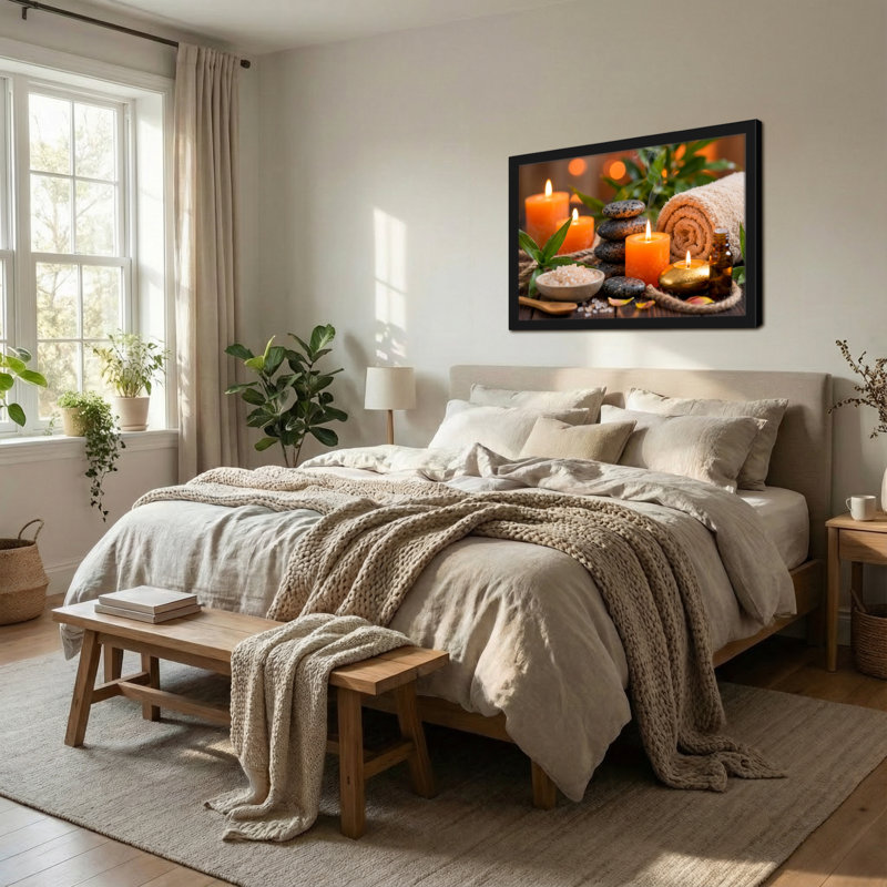 Bougie à l'huile Fashion, H 16 po x l 24 po