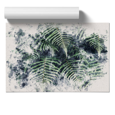 Fern Leaves Vol.1 Watercolour - No Frame Print