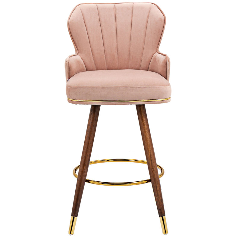 Tabouret pivotant de 27,95 po, Rose