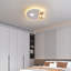 White Dimmable Star LED Flush Ceiling Light With Remote