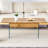 Multifunctional Lift Top Coffee Table Grain Sticker, Essential For Modern Homes.Tempered Glass Legs,Lift Top Feature.Perfectly Fitting Into Living Rooms And Office.-645415816