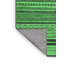 Tapis lavables à la machine à motif abstrait vert émeraude 2306-737589577