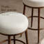 Tabouret de bar à hauteur de comptoir 26,5 po Modern Glam-980659973