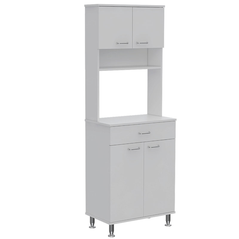 Armoire garde-manger à deux portes Pantac, Blanc