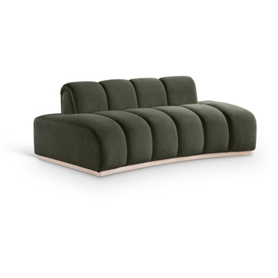Causeuse en velours Jace