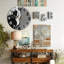 Horloge murale ronde en verre