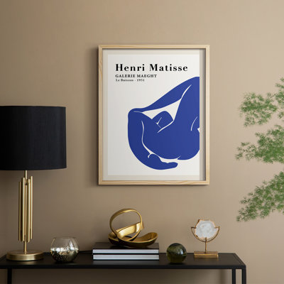 Matisse CXV III, reproduction d'art encadrée - bois massif