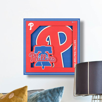 MLB 3D Logo Series Wall Art-12X12
