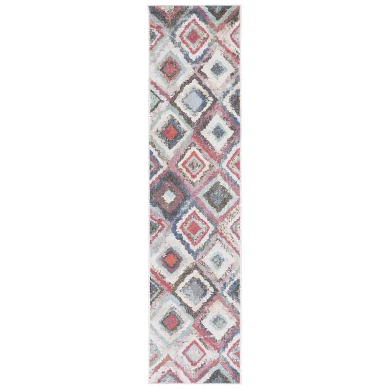 Edon 500 Performance Geometric Rug, Runner 2'2" x 9'