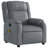 vidaXL Massage Recliner Chair, Adjustable, Leather-97814356
