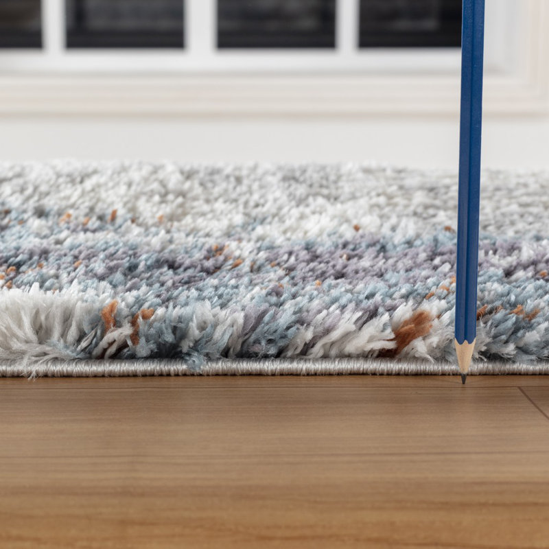 Mimma Abstract Indoor Rug, Rectangle 5'3" x 7'