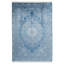 Tapis turc bleu et ivoire 7 x 7 x 7