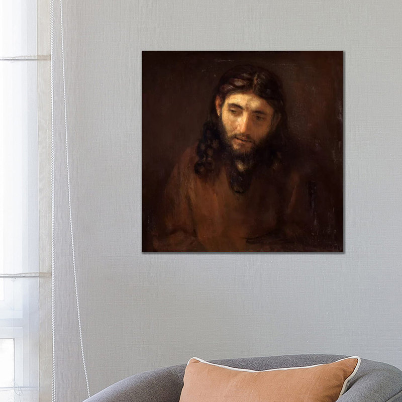 Head Of Christ by Rembrandt Van Rijn - Wrapped Canvas Print, 66.04 cm H x 66.04 cm W x 3.175 cm D
