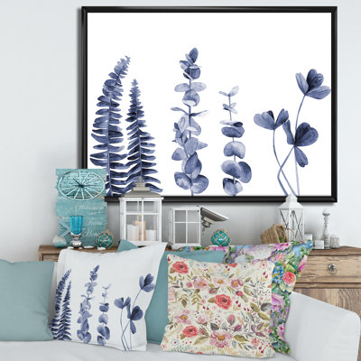 Eucalyptus I - reproduction de cadre flottant sur toile