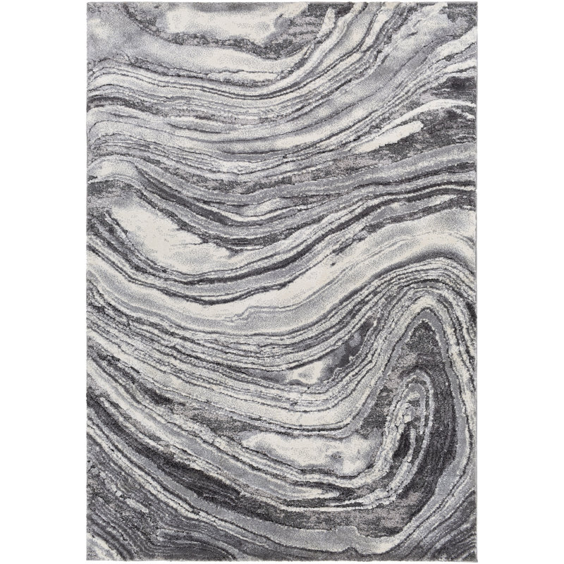 Arbury Abstract Indoor Rug, Rectangle  2' x 3'