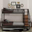 Denslowe Standard Bunk Bed with Bookcase-2112567749-2112567748