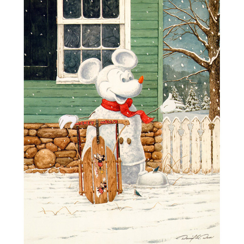 Winter Magic, 18" H x 14" W
