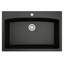 Ensemble d'évier de cuisine à simple cuve encastrable 33 po x 22 po Karran Quartz-50597859
