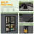 4 ft. W x 6 ft. D Plastic Storage Shed with Floor, Resin Shed with Window and Lockable Door-101319719