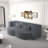 Evren Boneless Modern Minimalist Compression Convertible Floor Sofa Bed with Pillows-118805993-124301695