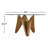Amina Round Glass Top Dining Table