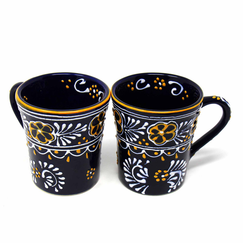 Grande tasse à café, Bleu