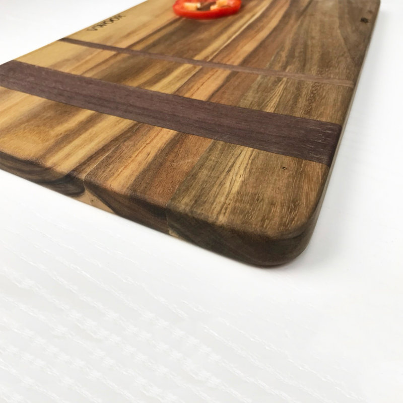 Planche à découper en bois d'acacia Vwoox