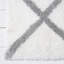 Tapis ivoire / gris à motif géométrique Sarith-257832300