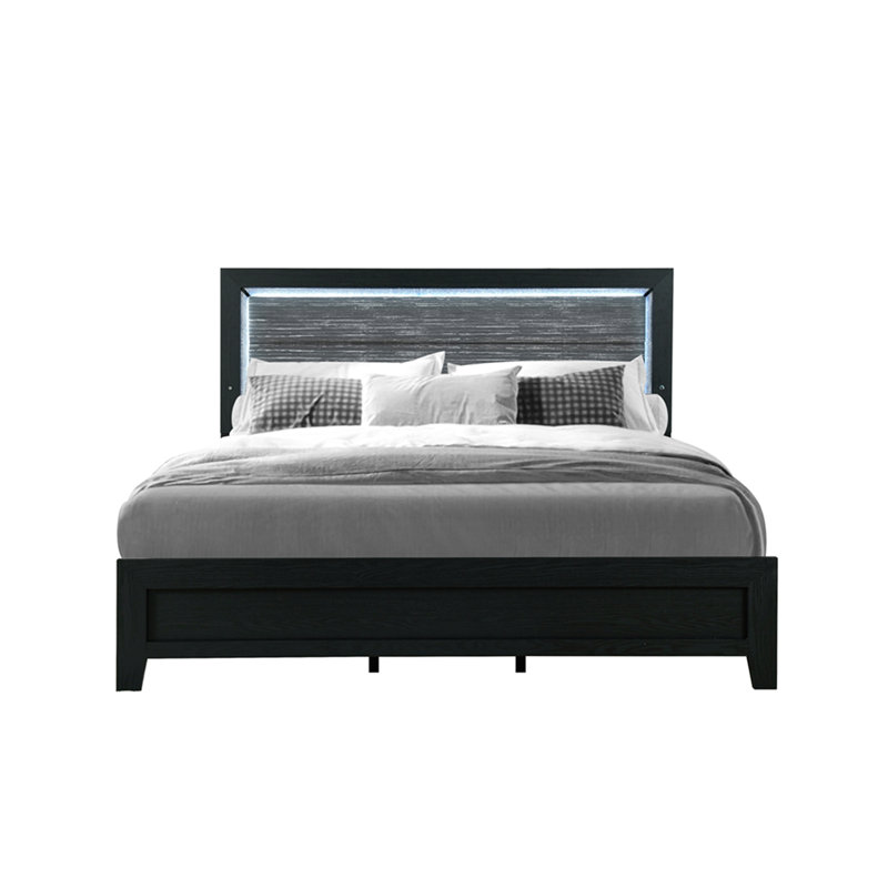 King Bed With Led