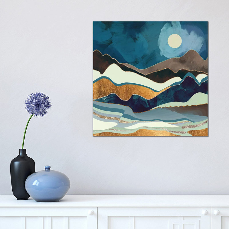 «Autumn Hills», reproduction d'impression, Aucun mat, Toile tendue, H 18 po x l 18 po x 1,5 po