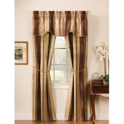 Roseline Cotton Blend Semi Sheer Curtain