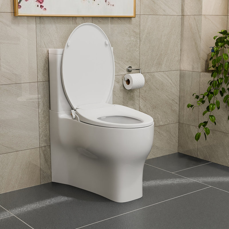 DreamLine Aqua Swing 3" x 20" Bidet Toilet Seat Cover, White