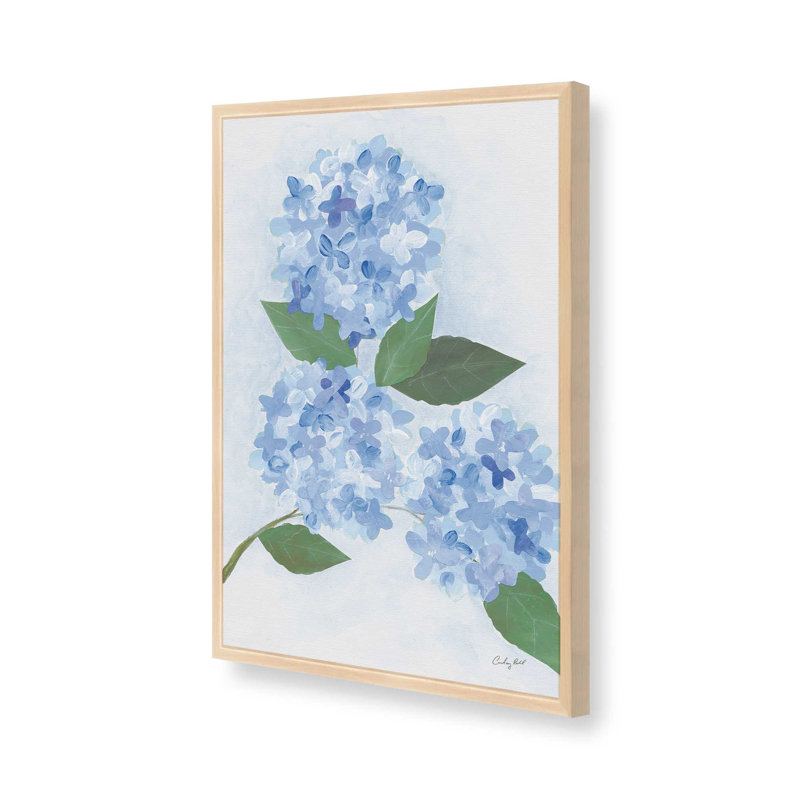 Reproduction d'art sur toile Providence Hydrangea II par Courtney Prahl, H 16 po x l 12 po, Tanné